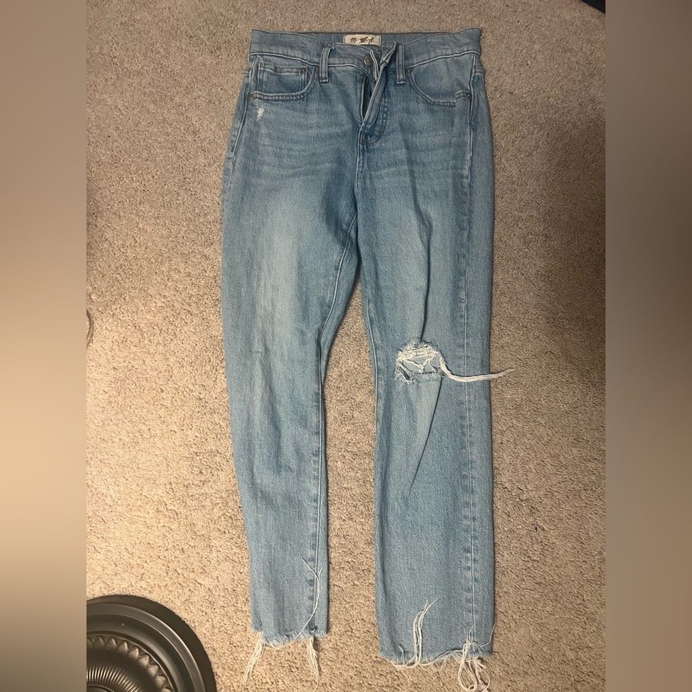 Madewell Light Blue Straight Leg Jeans